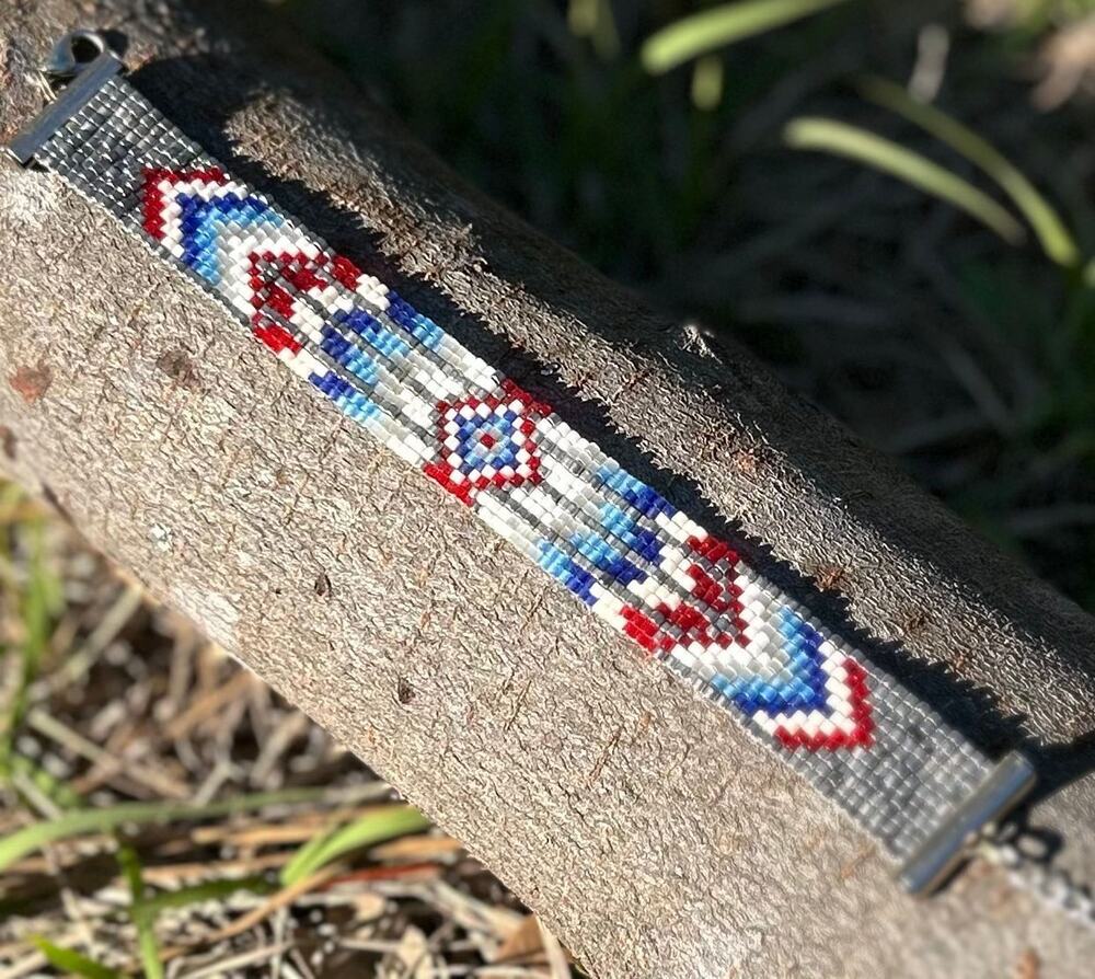 45. Handmade Loom Beaded Bracelet